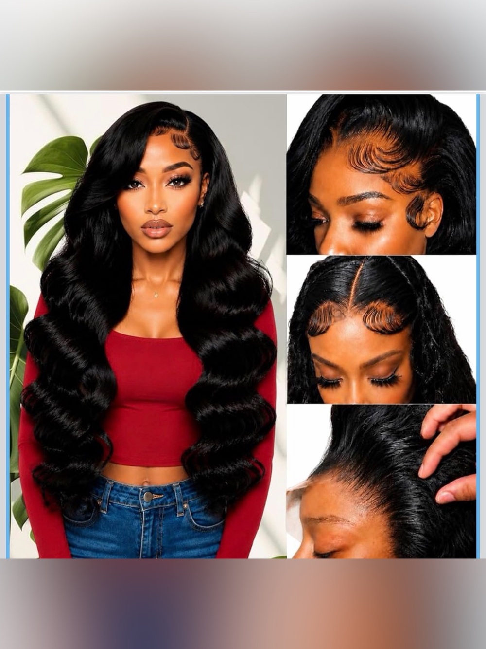 13x6 Body Wave HD Lace Front Wigs Human Hair Glueless 250 Density
26 Inch